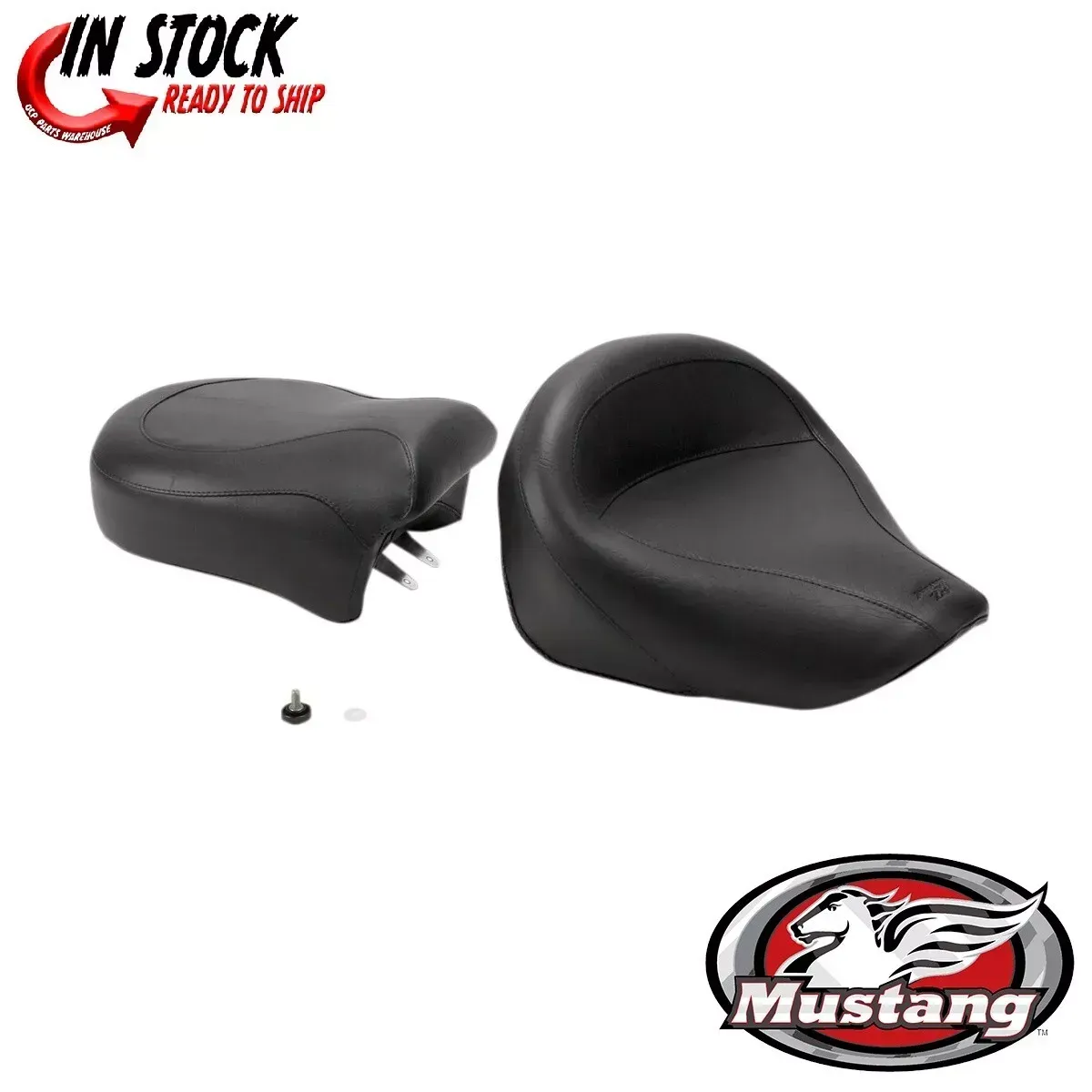 Mustang Wide Touring Two-Piece Seat Vintage 0810-0392