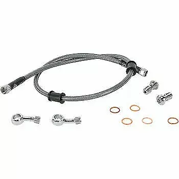 Moose Racing Stainless Steel Brake Line for KLR 650 1741-1873