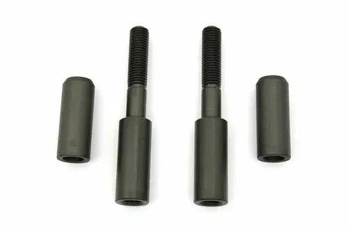 V-Twin Black Mirror Relocation Kit for Harley Davidson