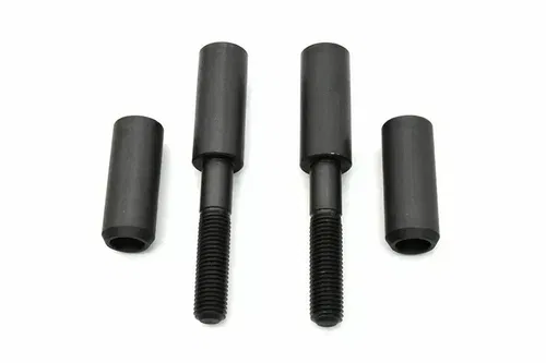 V-Twin Black Mirror Relocation Kit for Harley Davidson