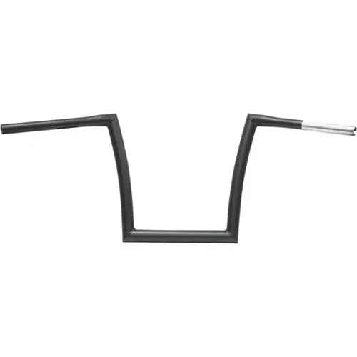 Todds Cycle 12" Flat Black 1-1/4" Strip Handlebars Harley FLSTF FXDF FXDWG FXSB