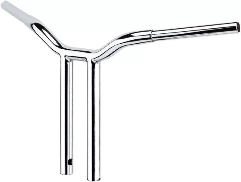 LA Choppers 1 1/4" Chrome Kage Fighter 16" T Bars Straight Handlebars Harley FXD