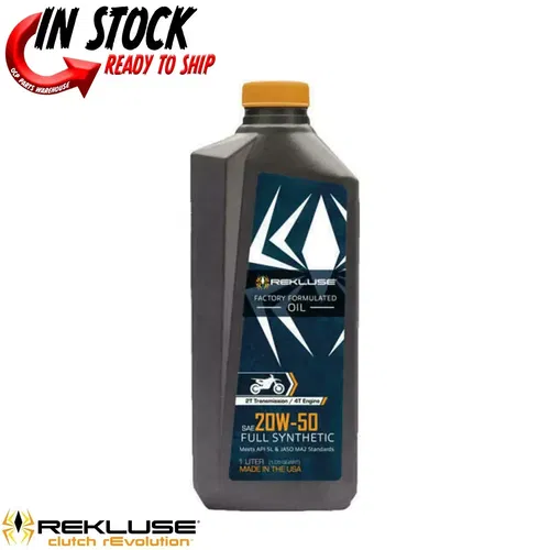 Rekluse Full Synthetic Engine Oil 20W-50 1 Liter