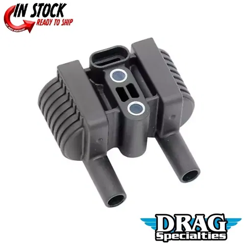 Drag Specialties 2102-0274 Single Fire Ignition Coil Harley Davidson Black