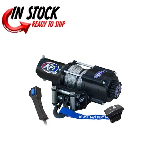 KFI  PRODUCTS UTV WINCH 4500LB STEEL CABLE 38 FOOT U45-R2