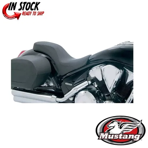 Mustang One-Piece Daytripper Black Seat Honda VT1300 Sabre Stateline Interstate