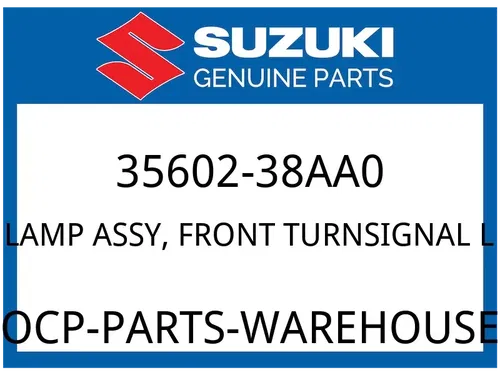 Suzuki OEM Part 35602-38AA0 LAMP ASSY, FRONT TURNSIGNAL LH
