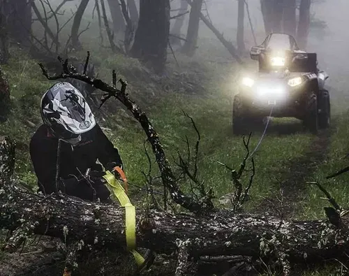 Polaris  HD 50 ft (3500 lb) Syn. Rope Winch Kit 2012-2020  Sportsman OEM 2880435