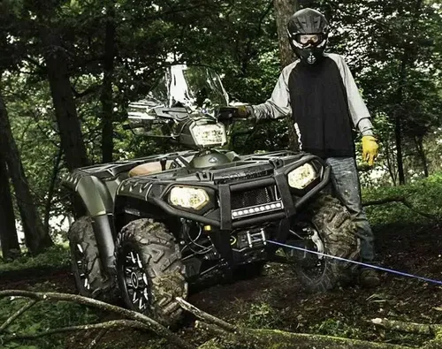 Polaris  HD 50 ft (3500 lb) Syn. Rope Winch Kit 2012-2020  Sportsman OEM 2880435