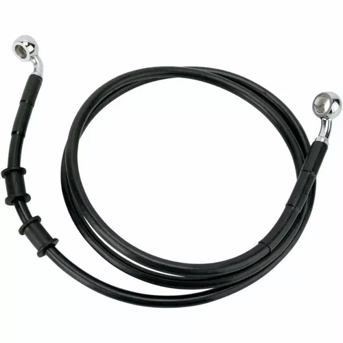 Drag Specialties +10" Extended Brake Line 2008-2017 Harley Street Bob Non-ABS