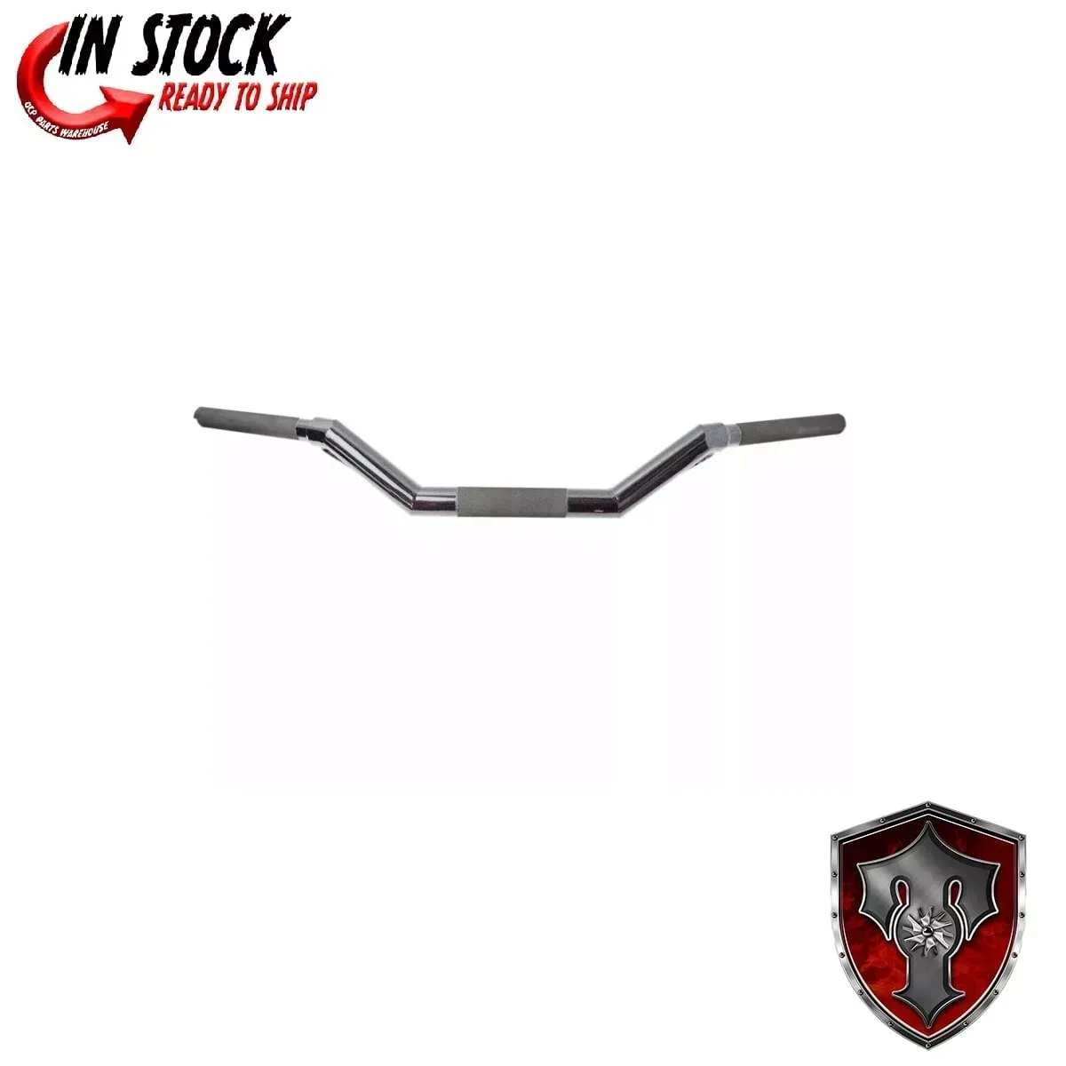 Trask Performance Chrome V-Line Moto Handlebar 0601-2789