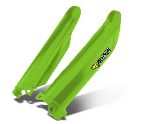 Cycra Green Lower Fork Guards For Kawasaki KX 250 F 2017, 450 16-17