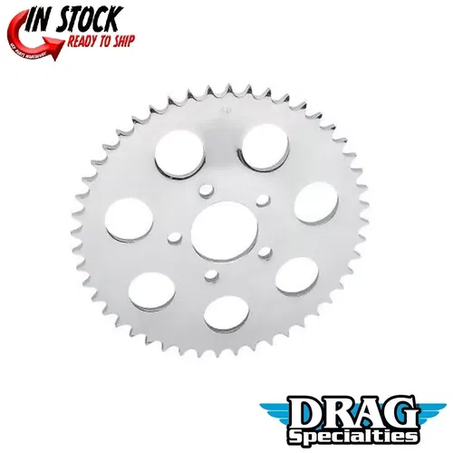 Drag Specialties 1210-0369 Chrome 530 Chain Conversion Rear Sprocket 51-Tooth