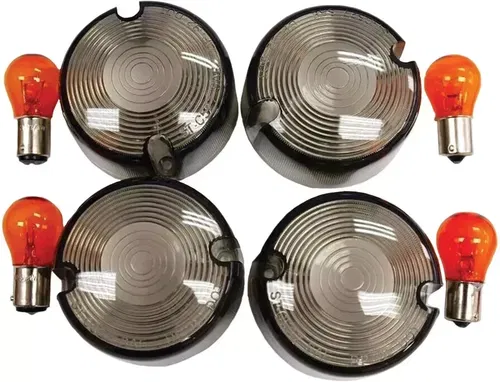 HARDDRIVE Turn Signal Lens Kit  Smoked  820-51051