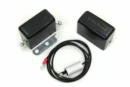 Solid State 6 Volt Relay with Black Cover for Harley Davidson by V-Twin
