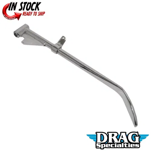 Chrome +1" Over Stock Long Kickstand for Harley Sportster Hugger Custom 86-03
