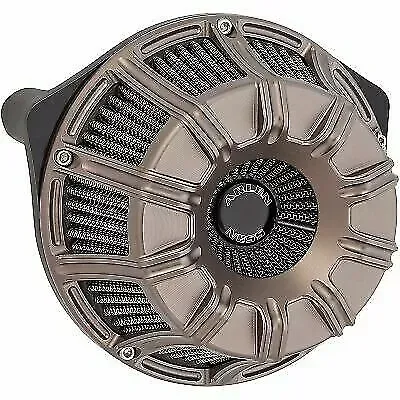 Arlen Ness Inverted Series Air Cleaner Kit Titanium 10-Gauge for Touring