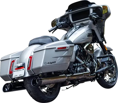 S&amp;S CYCLE Fits 4-1/2" MK45 Performance Slip-On Mufflers - Lava Chrome -