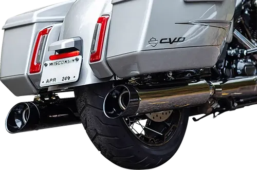 S&amp;S CYCLE Fits 4-1/2" MK45 Performance Slip-On Mufflers - Lava Chrome -