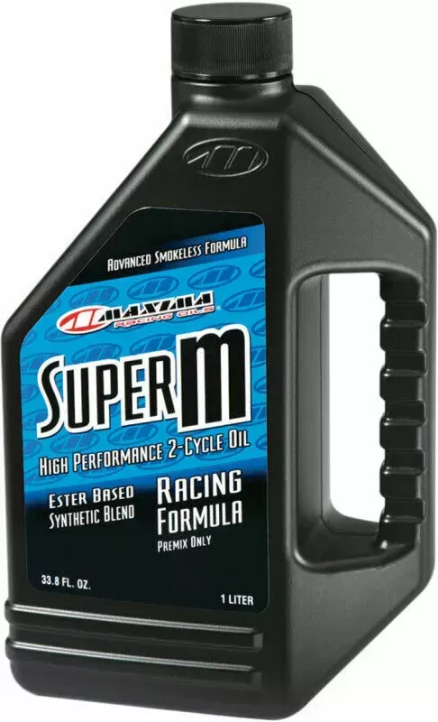 Maxima Racing Oil Super M 2-Stroke Motorcycle, ATV Premix Oil | 1 Liter | 20901