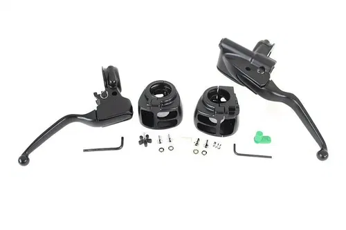 Handlebar Control Kit Black fits Harley-Davidson 22-0601