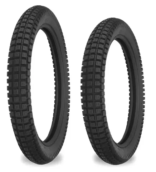 Shinko 3.00-21 & 4.00-18 SR241 Tire Set 74-79 DT250, 75-78 DT400, 76-81 XT500