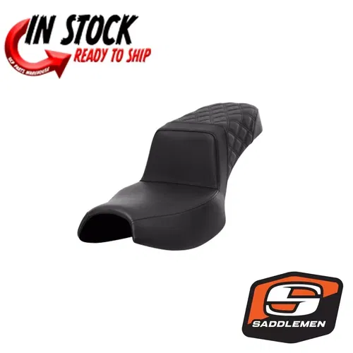 SADDLEMEN STEP-UP SEAT  REAR LATTICE EXTENDED REACH  2020-2024 INDIAN CHALLENGER
