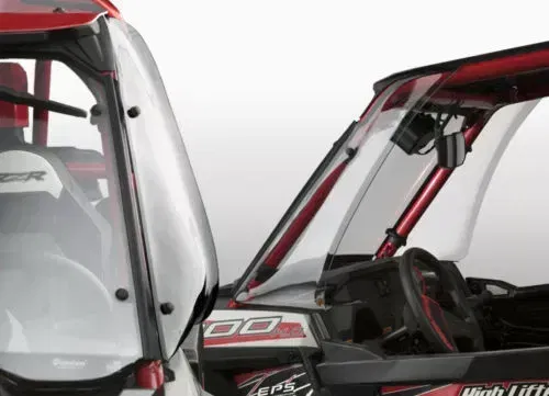 National Cycle Airflare Side Windshield Flares For Polaris RZR 1000 14-17 N40200