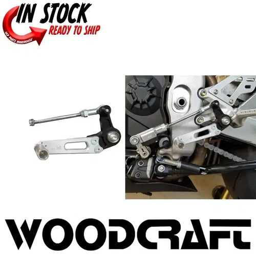 WOODCRAFT SHIFT PEDAL KIT FOR OEM REARSETS APRILIA 2017-2024 RSV4 / TUONO