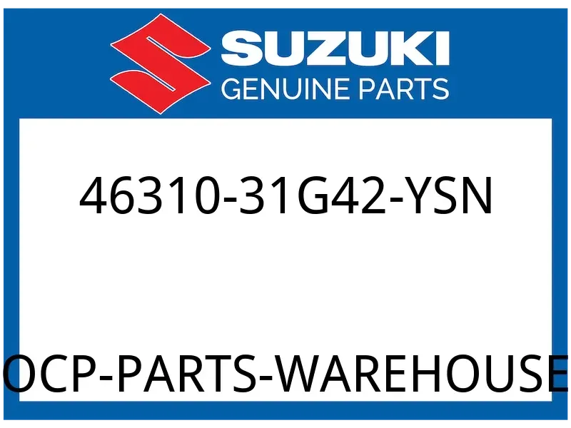 Suzuki OEM Part 46310-31G42-YSN CARRIER,REAR