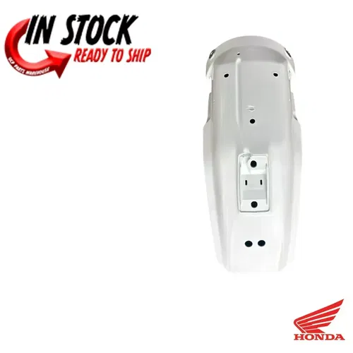 HONDA REAR FENDER PLASTIC MUD GUARD 1993-2024 XR650L OEM ROSS WHITE GENUINE
