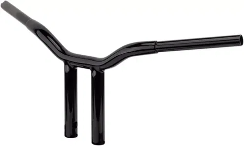 LA Choppers 1 1/4" Black Kage Fighter 8" T Bars Straight Handlebars Harley FXD
