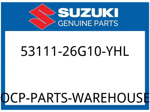 Suzuki OEM Part 53111-26G10-YHL FENDER, FRONT (RED)