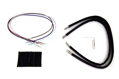 Handlebar Wiring Harness Kit Extended for Harley Davidson by V-Twin
