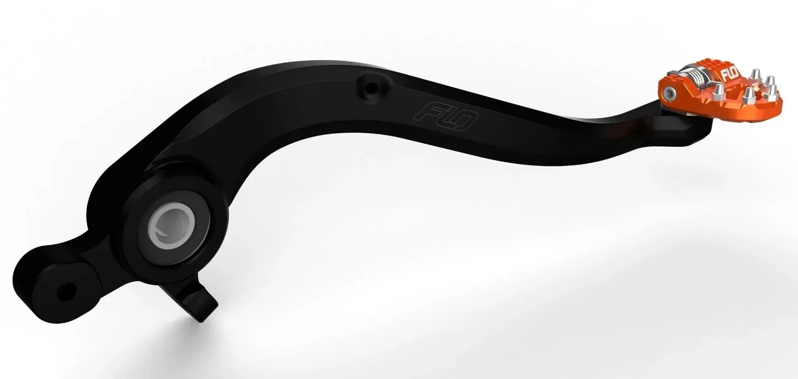 Folding Tip Brake Pedals Orange