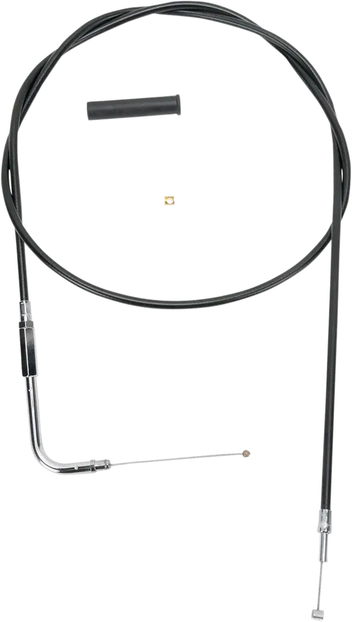 DRAG SPECIALTIES Black Vinyl Throttle Cable - 54" 4332154B