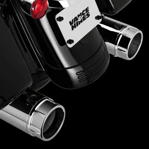 Vance &amp; Hines Fits HD Touring 17-22 Torquer 450 Chrome Slip-On Exhaust