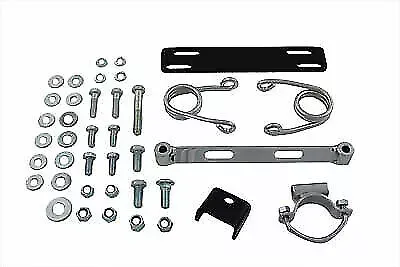 Chrome Hair Pin Solo Seat Mount Kit for Harley Davidson by V-Twin
