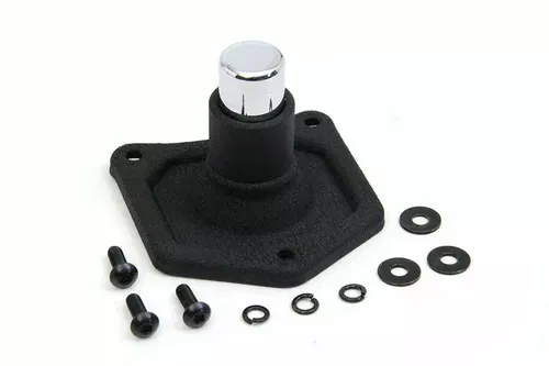 Remote Starter Button Black for Harley Davidson by V-Twin