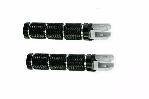 Black Retro Rider Footpeg Set for Harley Davidson by V-Twin  27-0457