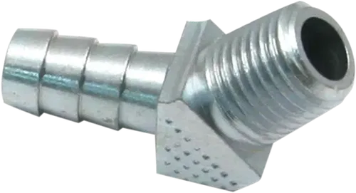 S&amp;S CYCLE Elbow - 45? - 1/4"-18 NPTF Fits x .375" 50-8113