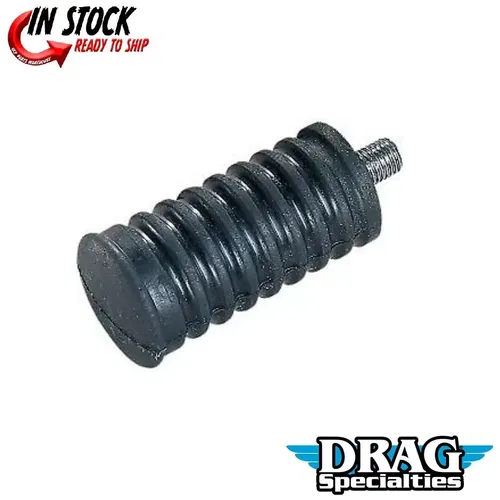 DRAG SPECIALTIES DS-241050 Black Rubber Replacement Shifter Peg for Harley