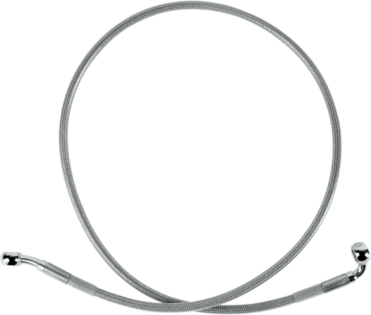 DRAG SPECIALTIES Brake Line - Front (Upper) - Stainless Steel 640112