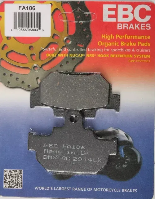 EBC Organic  Brake Pads FA106