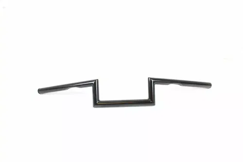 4" Z Handlebar with Indents Black for Harley Davidson by V-Twin
