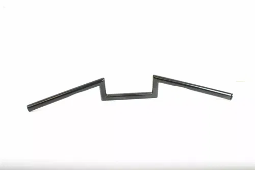 4" Z Handlebar with Indents Black for Harley Davidson by V-Twin
