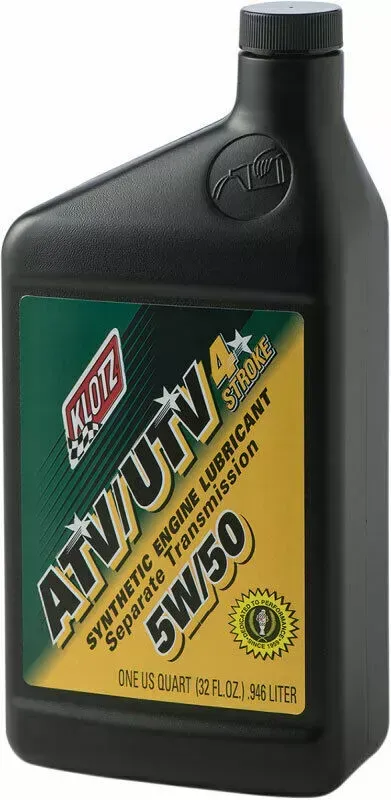 Klotz Oil ATV/UTV 4T Full Synthetic Motor Oil | 5W-50 | 1 Quart | ATVUTV-550