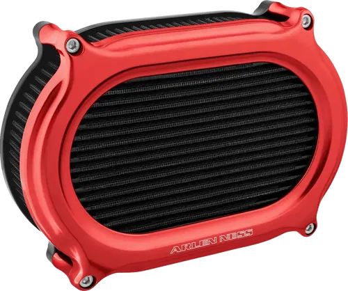ARLEN NESS Stage Fits 2 Oval Air Cleaner Kit - Red 600-178