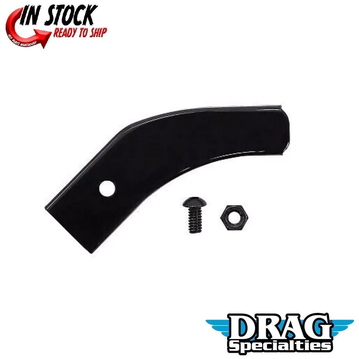 DRAG SPECIALTIES 0510-0587 Black Easy Find Kickstand Extension 04-22 Sportster