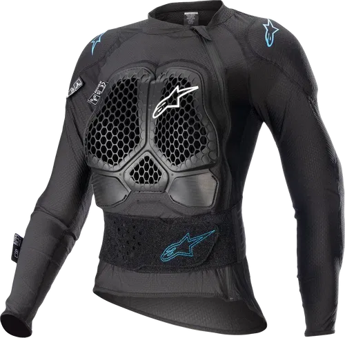 ALPINESTARS Fits Stella Bionic Action V2 Protection Jacket - Black/Cyan - Small